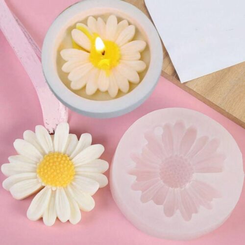 Daisy Flower Candle Mould