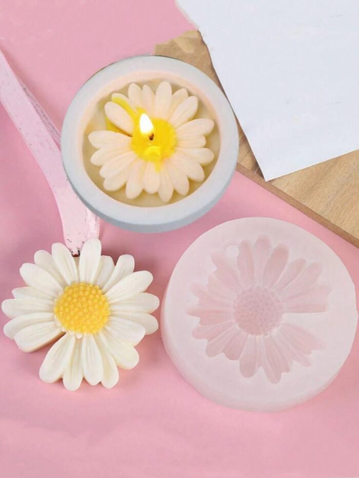 Daisy Flower Candle Mould