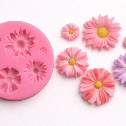 Kaari 6 Cavity Fondant Flower