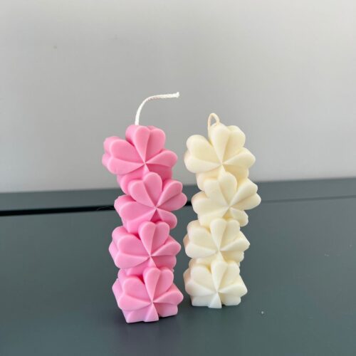 Flower Pillar Candle Mould
