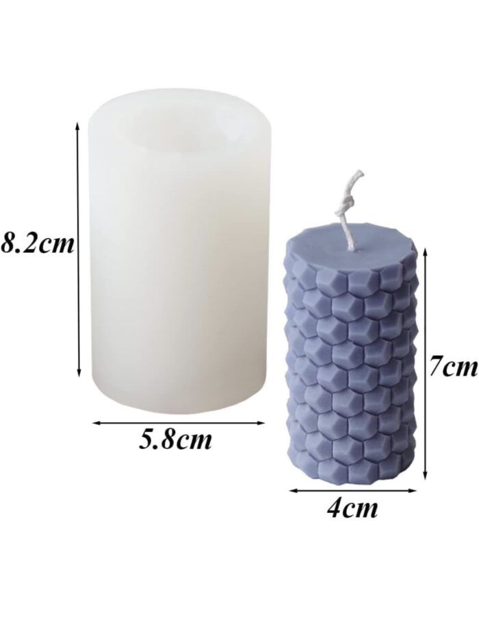 Hexagonal Pillar Candle Mould - Image 2