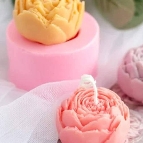 Rose Bud Candle Mould