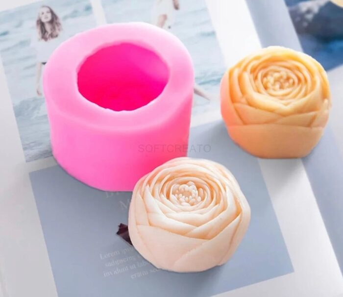 Rose Bud Candle Mould