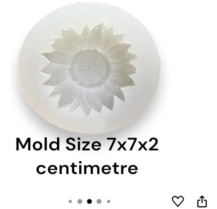 Sunflower Candle Mould - Image 2