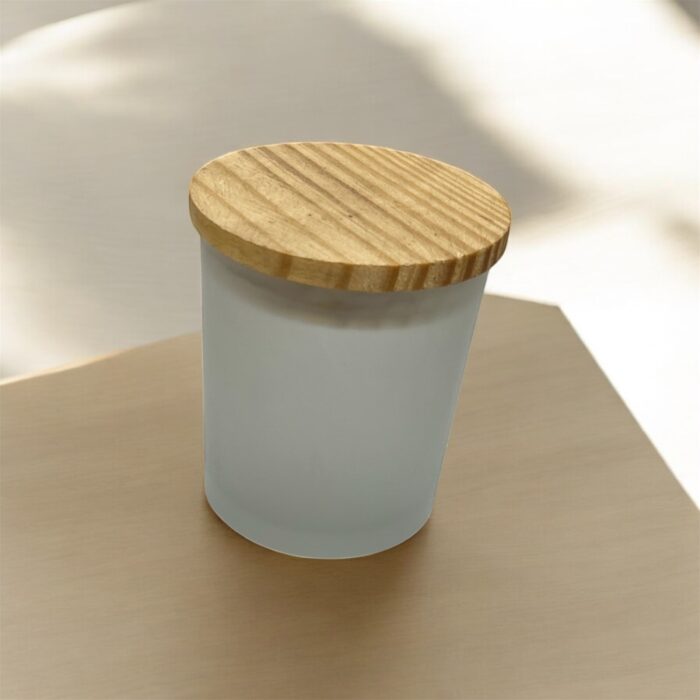 Frosted Glass Jars with Lid (200 ML) - Image 2