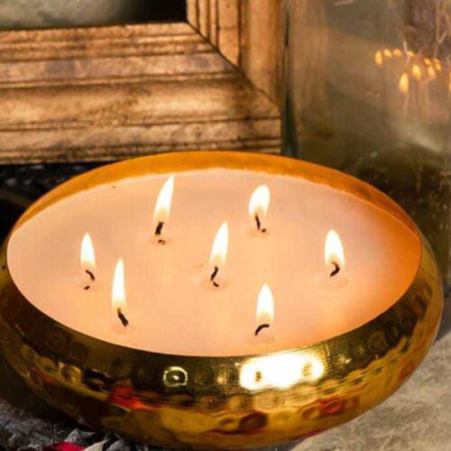 Hammered Bowl Urli (4 Inch)