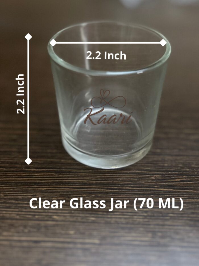 Clear Glass Jar (70 ML) - Image 2