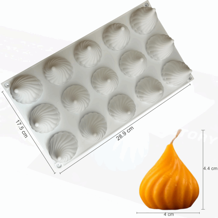 15 Cavity Candle Modak Mould