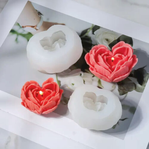 Rose Petal Heart Mould