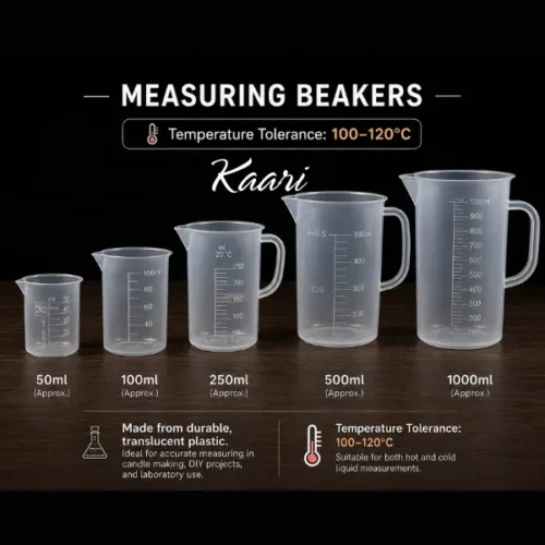 Plastic Beaker Combo (Pack of 5)
