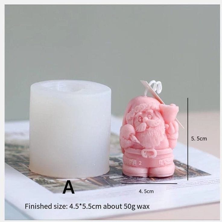 Santa Candle Mould
