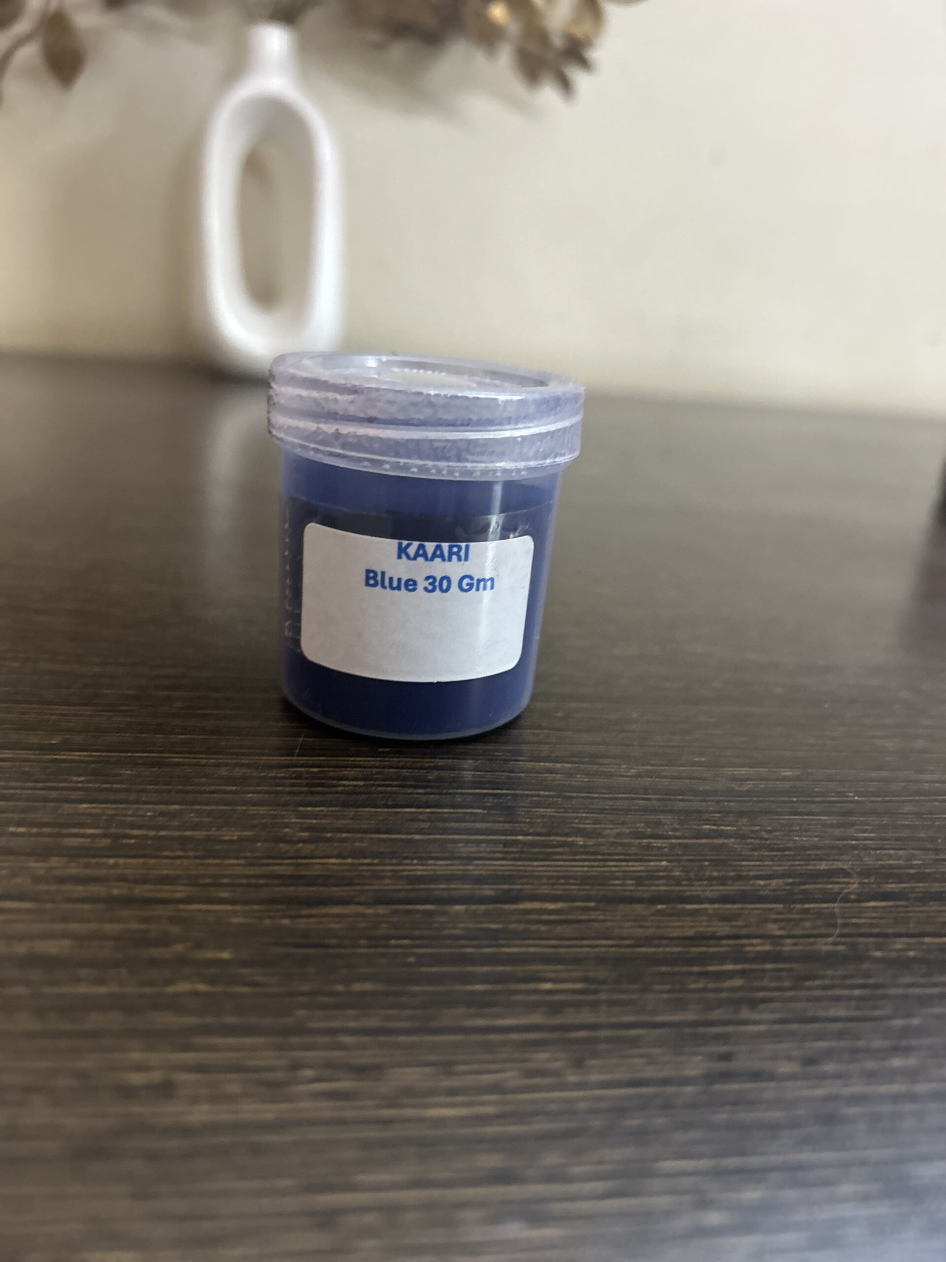 Blue Powder Candle Colour
