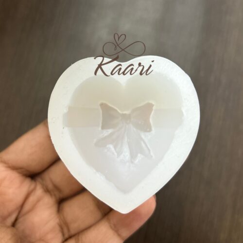Heart with Bow Mould