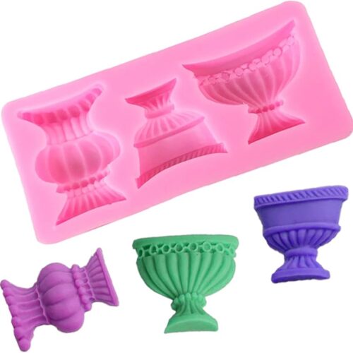 3 Cavity Vase Mould