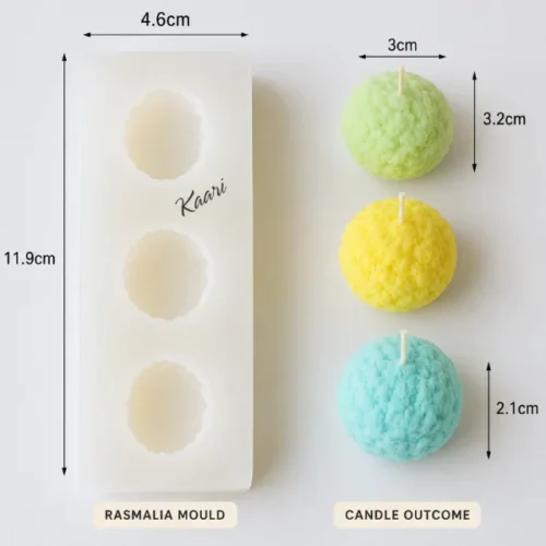 Rasmalai Candle Mould