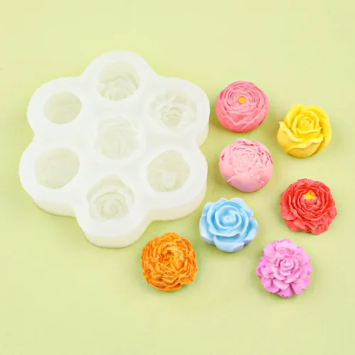 Multi Cavity Rose Candle Mould