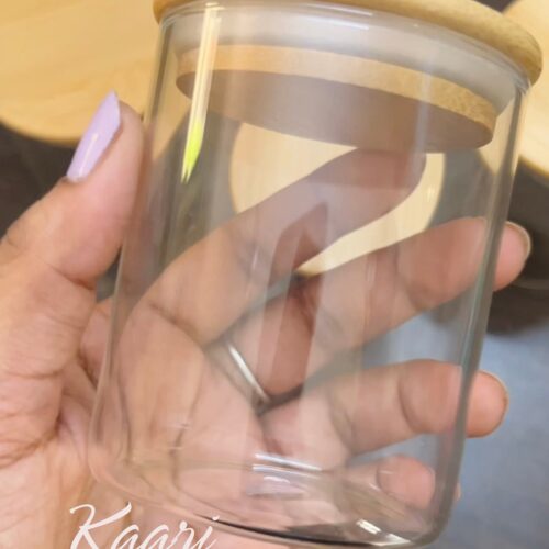 Borosil Glass Jar With Lid (180 ML)