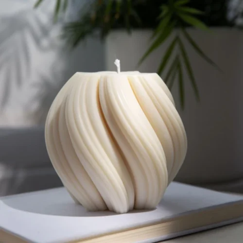 3 Wave Twisted Candle Mould