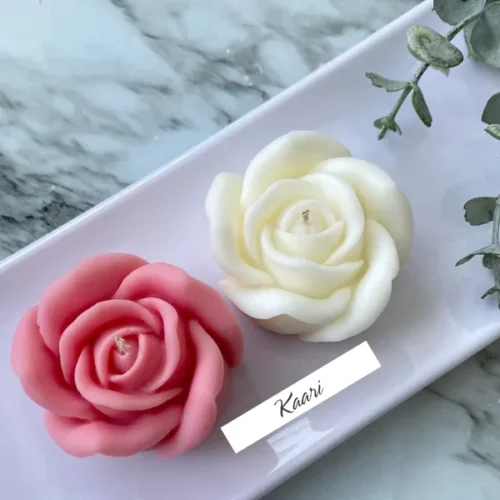 3D Rose Shaped Candle Mould