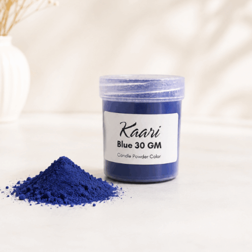Blue Powder Candle Colour
