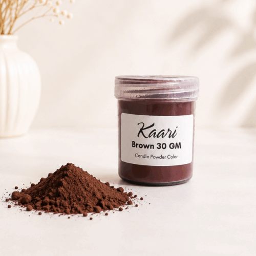 Brown Powder Candle Colour
