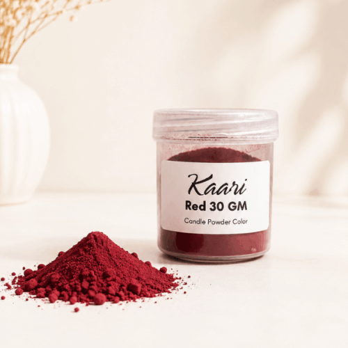Red Powder Candle Colour