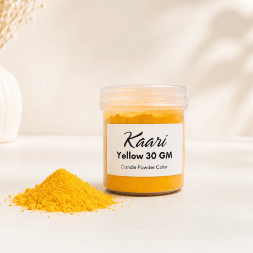 Yellow Powder Candle Colour