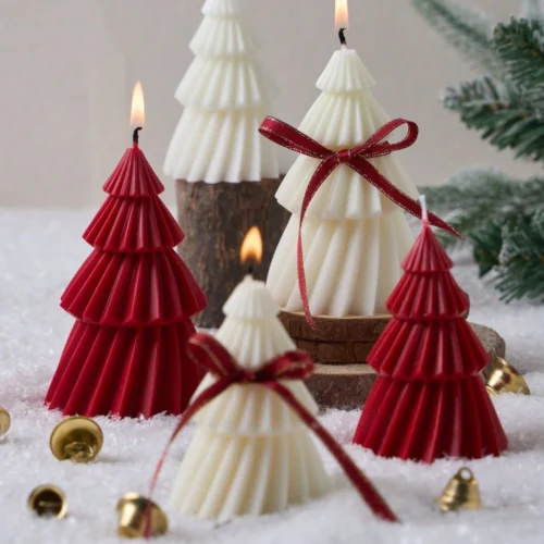 Twist Christmas Tree Candle Mould