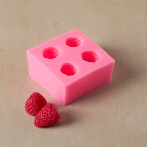4 Cavity Strawberry Candle Mould