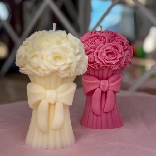 Bow Bouquet Candle Mould