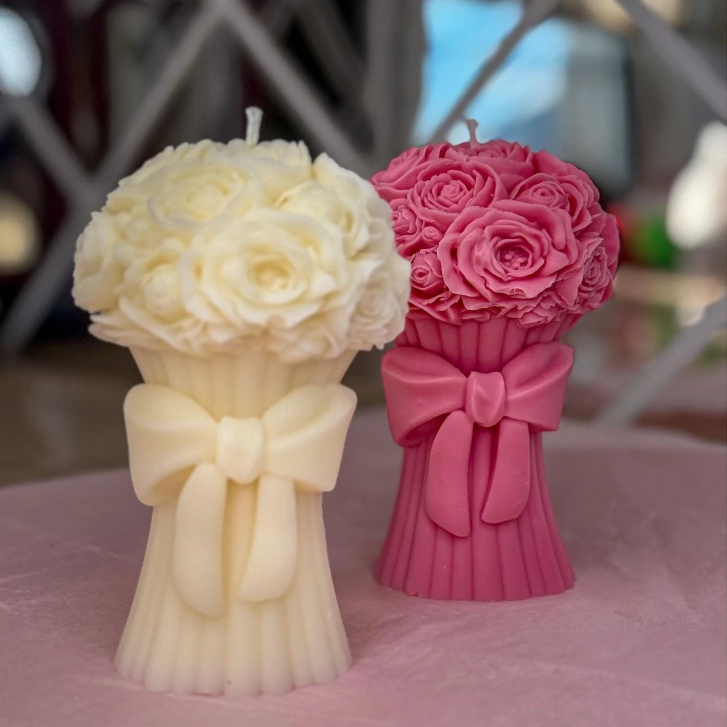 Bow Bouquet Candle Mould