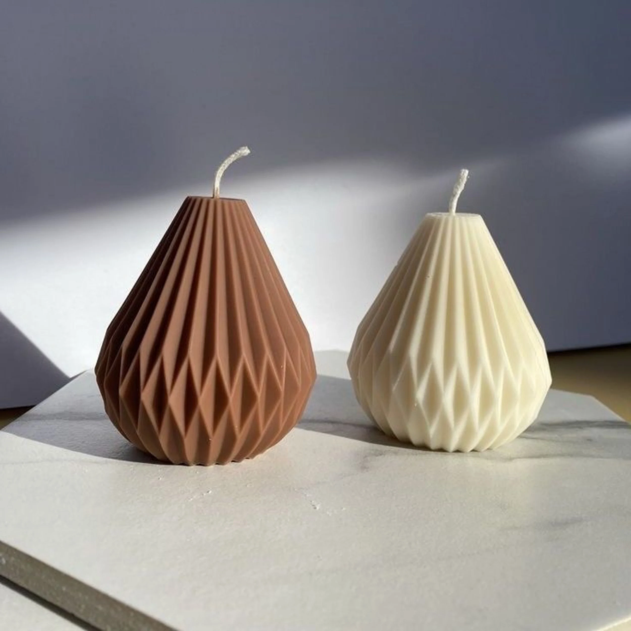 Christmas Tree Origami Candle Mould