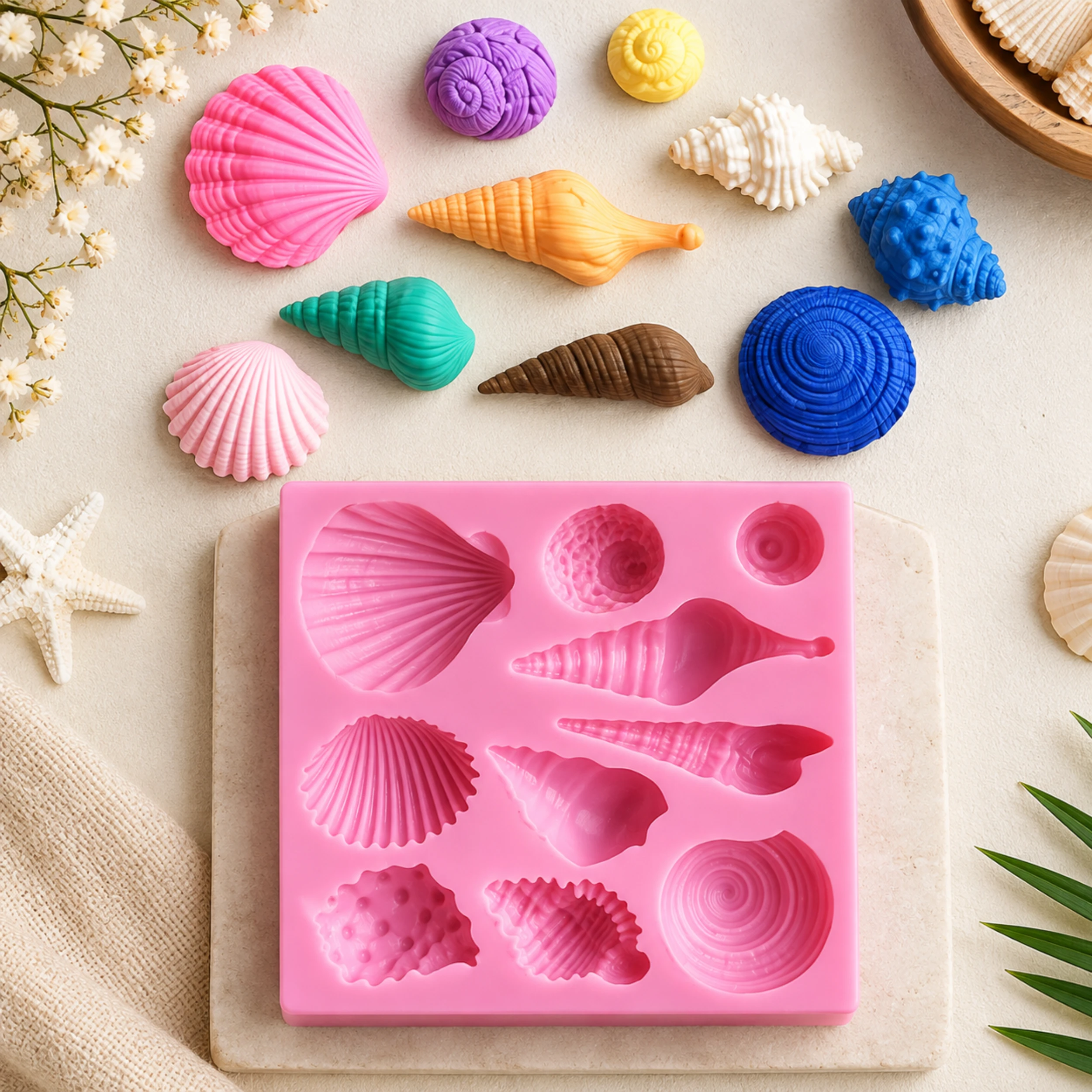 Shell Conch Candle Mould