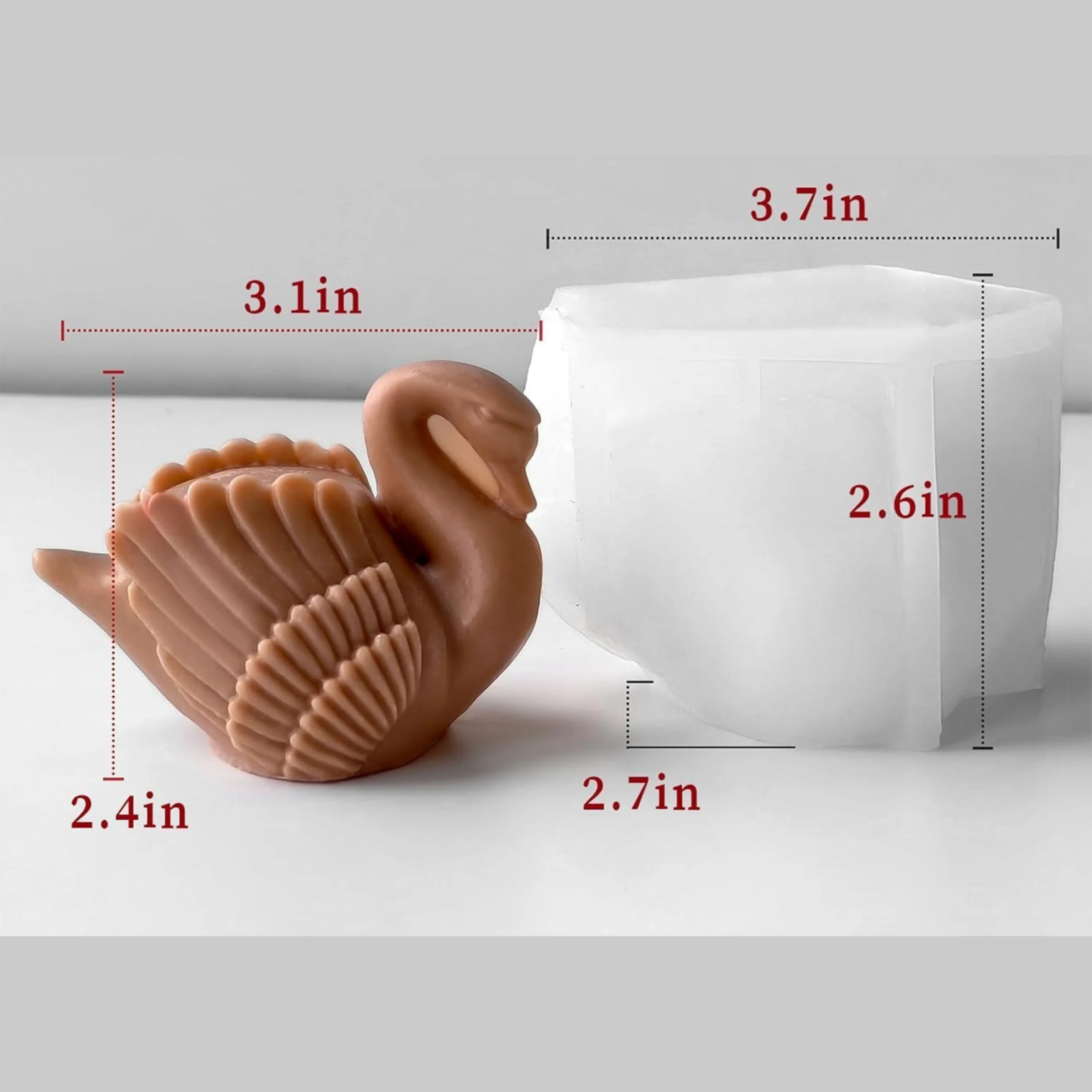 Swan Candle Mould - Image 2
